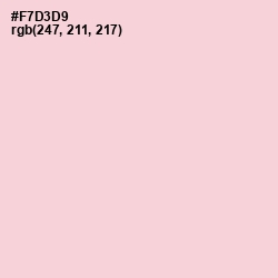 #F7D3D9 - Pastel Pink Color Image