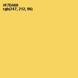 #F7D460 - Goldenrod Color Image