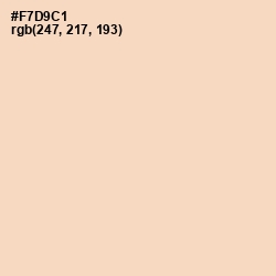 #F7D9C1 - Tuft Bush Color Image