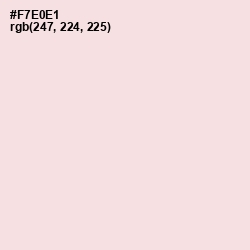 #F7E0E1 - Pot Pourri Color Image