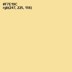 #F7E19C - Golden Glow Color Image