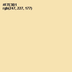 #F7E3B1 - Banana Mania Color Image