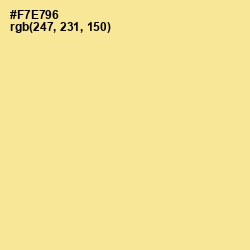 #F7E796 - Golden Glow Color Image