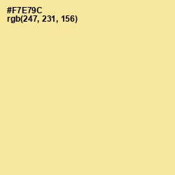#F7E79C - Golden Glow Color Image