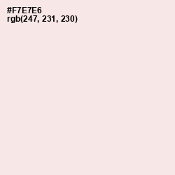 #F7E7E6 - Pot Pourri Color Image