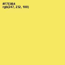 #F7E864 - Portica Color Image