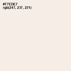 #F7EDE7 - Dawn Pink Color Image