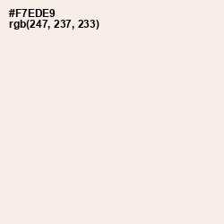 #F7EDE9 - Soft Peach Color Image