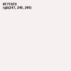 #F7F0F0 - Concrete Color Image