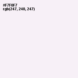 #F7F0F7 - Wild Sand Color Image