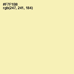 #F7F1B8 - Buttermilk Color Image
