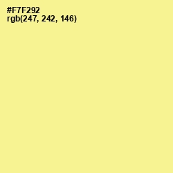 #F7F292 - Texas Color Image