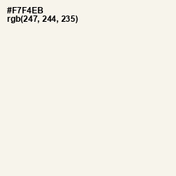 #F7F4EB - Pampas Color Image