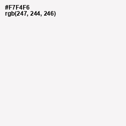 #F7F4F6 - Black Haze Color Image