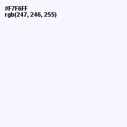 #F7F6FF - Whisper Color Image