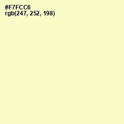 #F7FCC6 - Chiffon Color Image