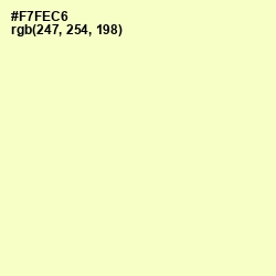 #F7FEC6 - Chiffon Color Image