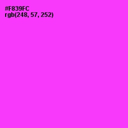 #F839FC - Razzle Dazzle Rose Color Image