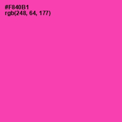 #F840B1 - Brilliant Rose Color Image