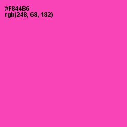 #F844B6 - Brilliant Rose Color Image