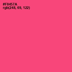 #F8457A - Wild Watermelon Color Image