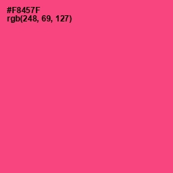 #F8457F - Wild Watermelon Color Image
