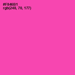 #F846B1 - Brilliant Rose Color Image