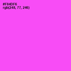 #F84DF6 - Pink Flamingo Color Image