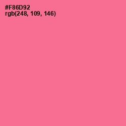 #F86D92 - Froly Color Image