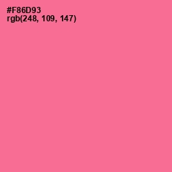 #F86D93 - Froly Color Image