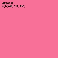 #F86F97 - Froly Color Image