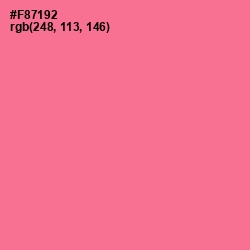 #F87192 - Froly Color Image