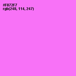 #F872F7 - Blush Pink Color Image