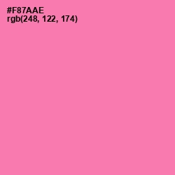 #F87AAE - Persian Pink Color Image