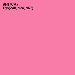 #F87CA7 - Persian Pink Color Image