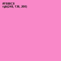 #F888C8 - Shocking Color Image