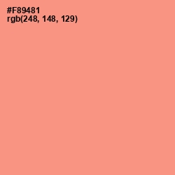 #F89481 - Vivid Tangerine Color Image