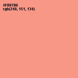 #F89786 - Vivid Tangerine Color Image