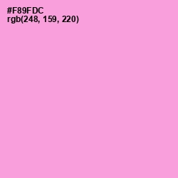 #F89FDC - Light Orchid Color Image