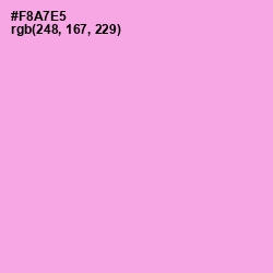 #F8A7E5 - Lavender Rose Color Image