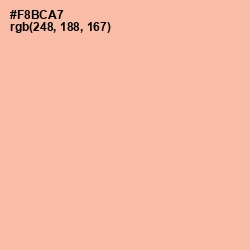 #F8BCA7 - Melon Color Image