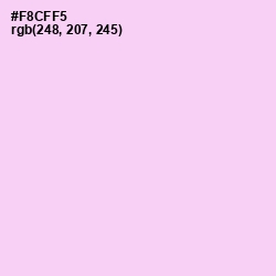 #F8CFF5 - Classic Rose Color Image