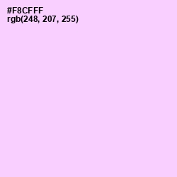 #F8CFFF - Pink Lace Color Image