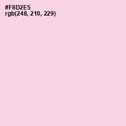 #F8D2E5 - Pig Pink Color Image