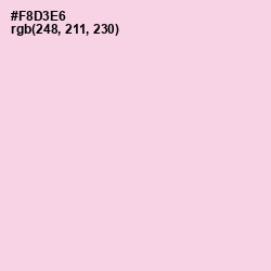 #F8D3E6 - Pig Pink Color Image