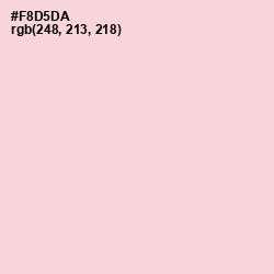 #F8D5DA - Pastel Pink Color Image