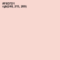 #F8D7D1 - Peach Schnapps Color Image