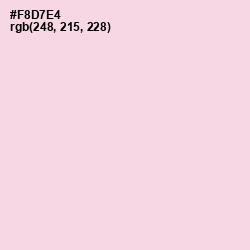 #F8D7E4 - Pig Pink Color Image