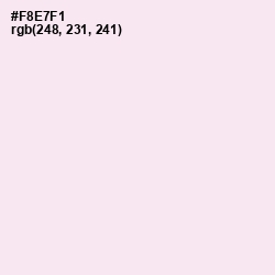 #F8E7F1 - Pale Rose Color Image