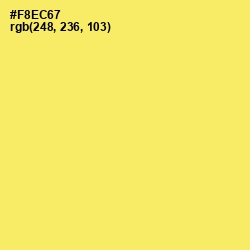 #F8EC67 - Festival Color Image